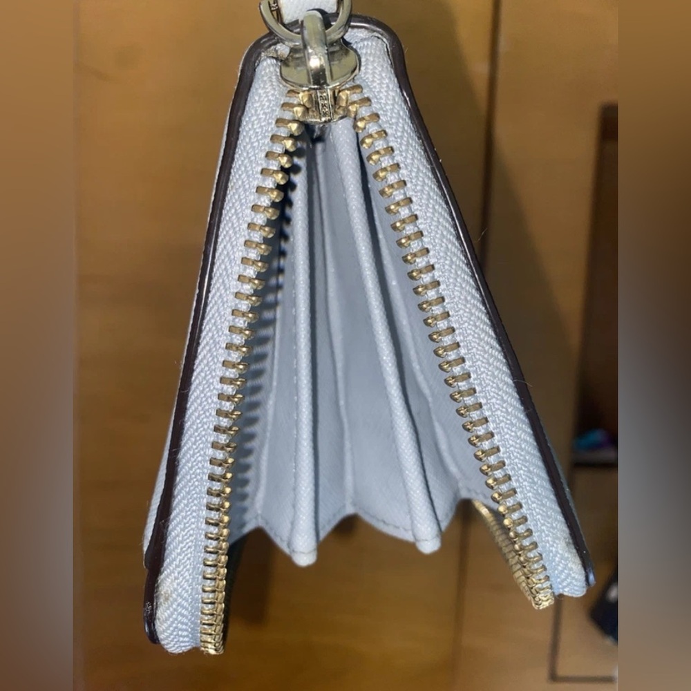 Kate Spade Light Gray Wallet with Silver Accents - Picture 5 of 7